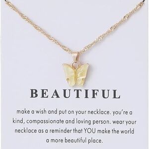 Butterfly Pendant Necklace